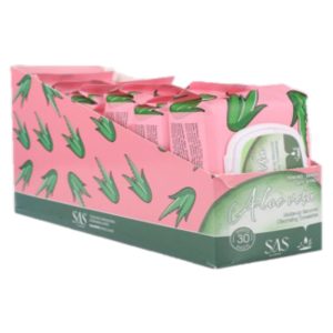 Toallitas limpiadoras faciales de Aloe Vera