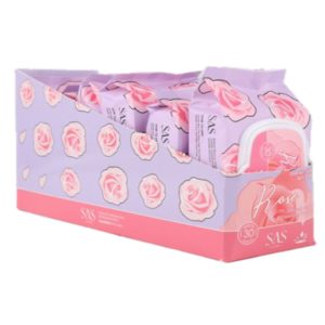 Toallitas limpiadoras faciales de Rosas